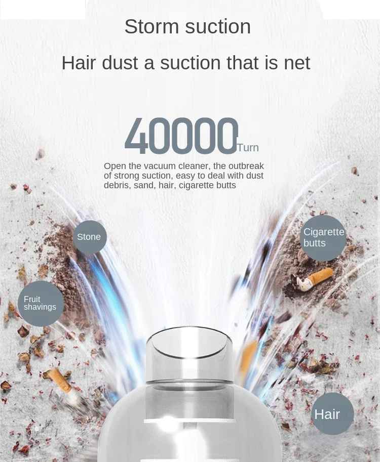 Car Vacuum Cleaner Wireless Multi-Functional Handheld Portable Car Vacuum Cleaner Rechargeable High Power